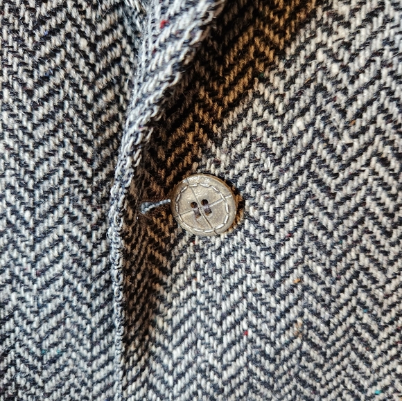 Vintage Houndstooth Wool Jacket - Picture 5 of 12